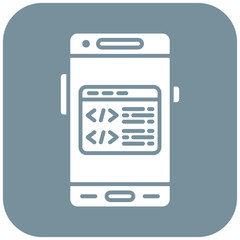 Programming icon vector image. Can be used for Mobile App Development.