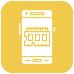 Ram icon vector image. Can be used for Mobile App Development.