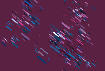 Poster - light blue, red vector pattern with narrow lines.