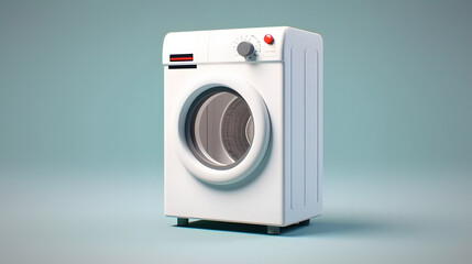 Wall Mural - Clothes Dryer Icon Laundry 3d