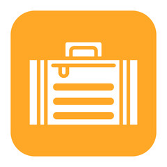 Poster - Luggage icon vector image. Can be used for Ski Resort.