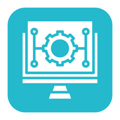 programmable automation icon vector image. can be used for cyberpunk.