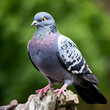 ice pigeon a breed of rock pigeon columba livia,horizontal, no people, photography, uk, beak, color image,generate ai