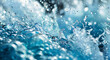 Raindrop background in close-up view