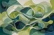 Green abstract wallpaper