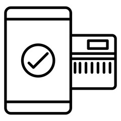 Poster - Online Payment vector icon. Can be used for Online Education iconset.