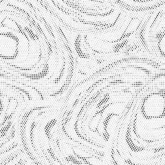 Poster - Abstract black and white psychedelic seamless marble pattern with hallucination swirls. Vector liquid monochrome acrylic texture. Flow art. Tie dye simple artistic effect.