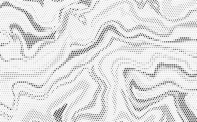 Poster - Abstract black and white psychedelic seamless marble pattern with hallucination swirls. Vector liquid monochrome acrylic texture. Flow art. Tie dye simple artistic effect.
