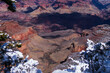 Snowy Overlook at Grand Canyon: Vast Landscapes and Deep Gorges