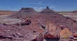 Anvil Hill and Crystal Butte in Petrified Forest AZ