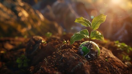 World Environment Day Importance of protecting nature Concept of the Environment World Earth Day Banner : Generative AI