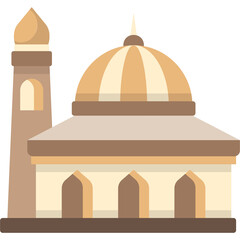 Sticker - Mosque Illustration