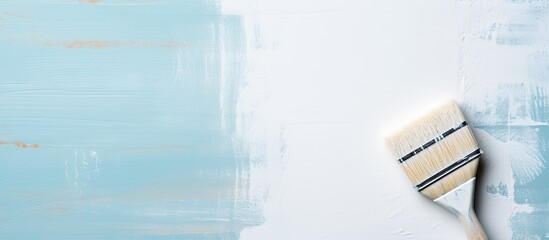 Aufkleber - A male hand holding a paint roller with copy space image