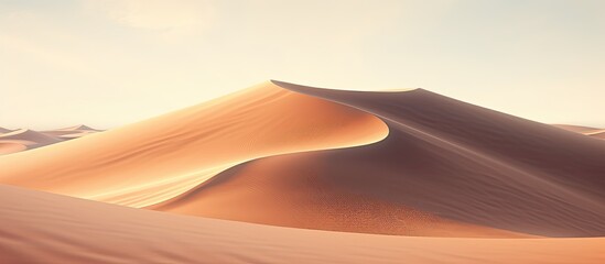 Fototapete - A copy space image showcasing sandy dunes