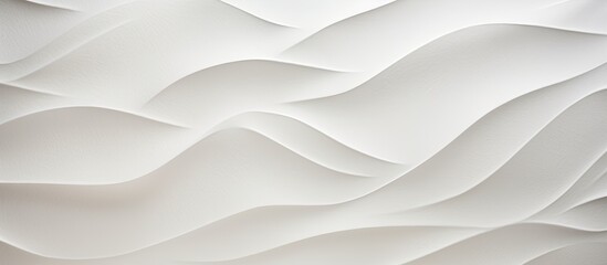 Poster - Copy space image of a textured white paper