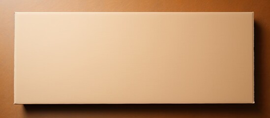 Poster - Isolated top view of an open cardboard box with copy space image