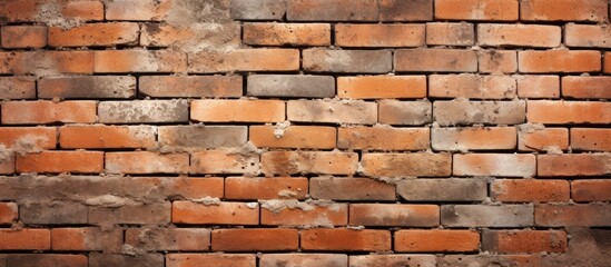 Aufkleber - Ideal brick wall background size for cover page with copy space image