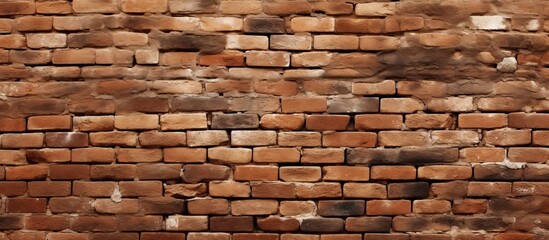 Aufkleber - Ideal brick wall background size for cover page with copy space image