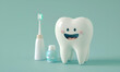 Clean teeth want to brush their teeth.
