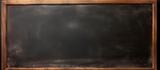 Poster - A blackboard with space for writing perfect for the back to school season. Creative banner. Copyspace image