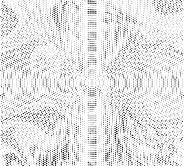 Fototapete - Abstract black and white psychedelic seamless marble pattern with hallucination swirls. Vector liquid monochrome acrylic texture. Flow art. Tie dye simple artistic effect.