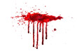 © Yuan - blood or paint splatters isolated on white background,graphic resources,halloween concept