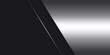 Abstract silver line banner on dark pattern design modern luxury futuristic background 