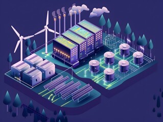 Integrated Clean Energy Storage Infrastructure for Renewable Grid