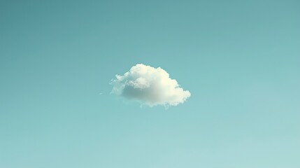 Wall Mural - Professional photography , light blue sky with a cloud showing a little on the side above , minimalist 