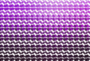 Poster - light purple vector template with liquid shapes.