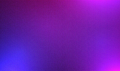 Aufkleber - led screen light background with glow pixel pattern. digital tv display wall panel in blue, pink and