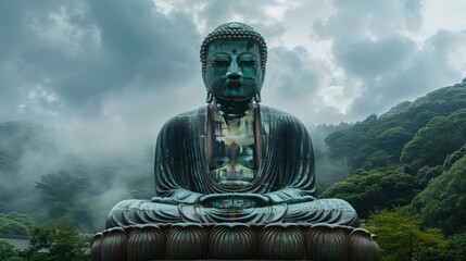 The Great Buddha of Kamakura is a monumental outdoor bronze statue of Amida Buddha located in Kamakura, Japan.