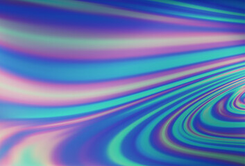 Poster - light blue vector background with abstract lines.