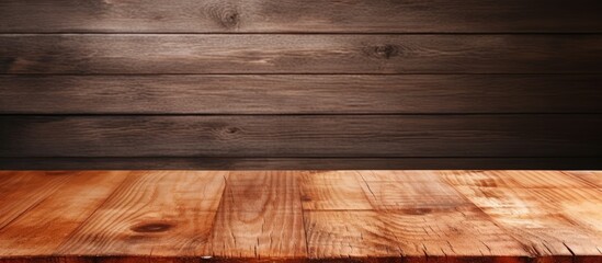 Aufkleber - Chopping cutting board block on wooden texture background. copy space available