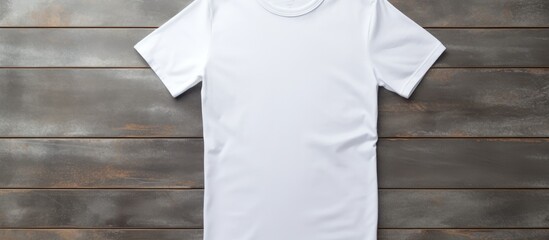 White color t shirt with copy space for your design Fashion concept