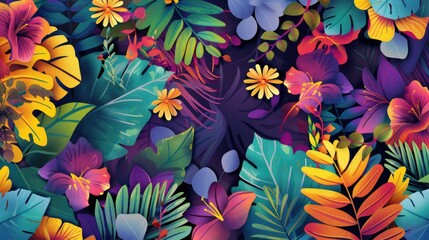 Canvas Print - Create a vibrant design to commemorate World Environment Day with a focus on biodiversity