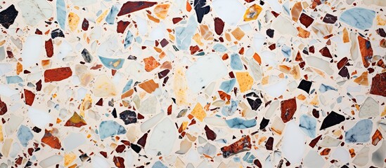 Aufkleber - terrazzo flooring or marble old polished stone texture beautiful for background pattern wall and color beautiful with copy space add text
