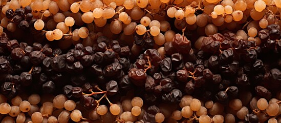 Poster - Group of raisin currant texture background copy space