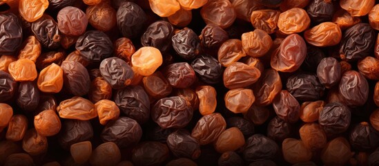 Poster - Group of raisin currant texture background copy space