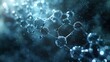 3d molecules structure, biotech or medical, pharmaceutical concept background