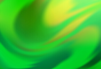 Poster - light green vector blurred pattern.