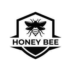 Sticker - Honey logo design template illustration vector graphic