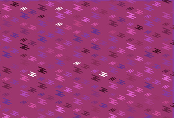 Poster - light pink vector texture with colorful lines.