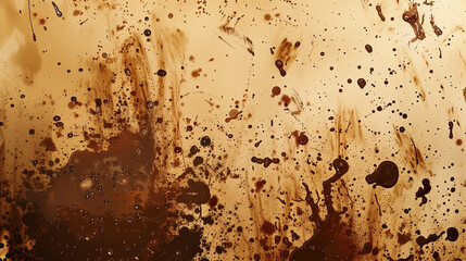 Wall Mural - Background made from coffee stains, splattered paint, or natural textures.