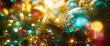 © Tali Design - Illustrate A Whimsical Abstract Scene With Flowing Lines And Sparkling Holiday Colors, Background HD