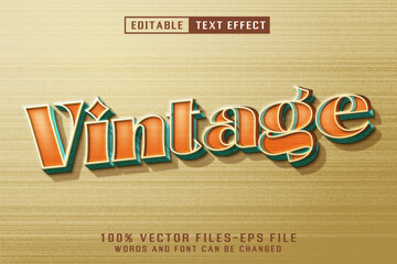 Poster - Vintage Editable Text Effect