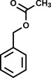 © Ольга Темир - Benzyl acetate structural formula, vector illustration