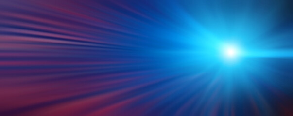 Wall Mural - blue light fast forward zoom motion high speed laser futuristic technology lighting concept abstract