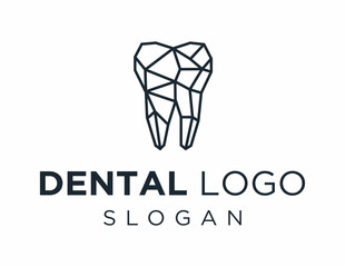 Poster - The logo design is about Dental and was created using the Corel Draw 2018 application with a white background.