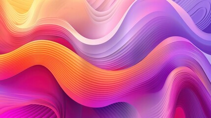 Wall Mural - Fluid color gradients with dynamic wave line effect. Vector Illustration For Wallpaper, Banner, Background, Card, Book Illustration, landing page